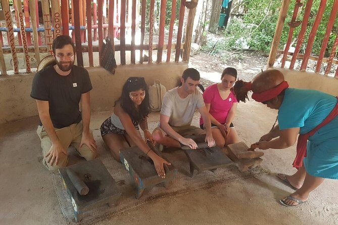 Mayan Village and Tequila Tour - What you actually do at Pueblo del Maiz: gum, tortillas, honey, chocolate