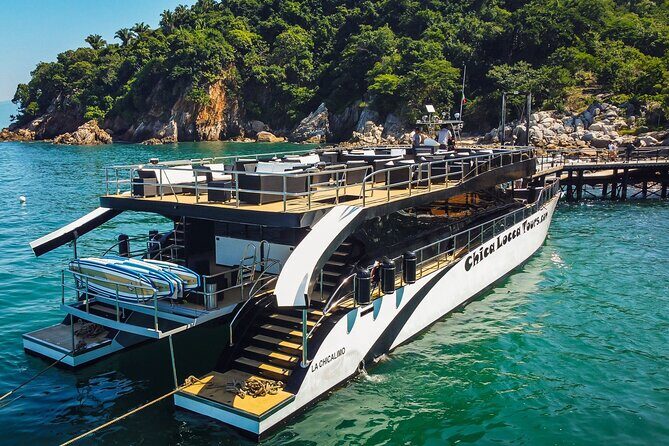 Mega Catamarans ALL INCLUSIVE Remote Paradise Beach Adventure - The Return Cruise to Puerto Vallarta: Music, Drinks, and Wildlife