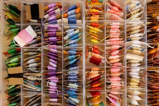 Merida: Mexican Embroidery Workshop - How the 2 hours works: meet, learn the story, then stitch