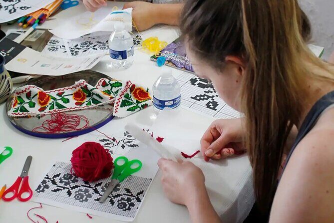 Merida: Mexican Embroidery Workshop - Price and value: $56.72 for materials, water, and a take-home result