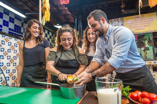 Mexican Cooking Class with fresh Local Market ingredients selection and transpor - The cooking lineup: guacamole, beans, tortillas, sopes, enchiladas