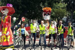 Mexico bike tour - Meeting in Lomas-Virreyes and starting without fuss
