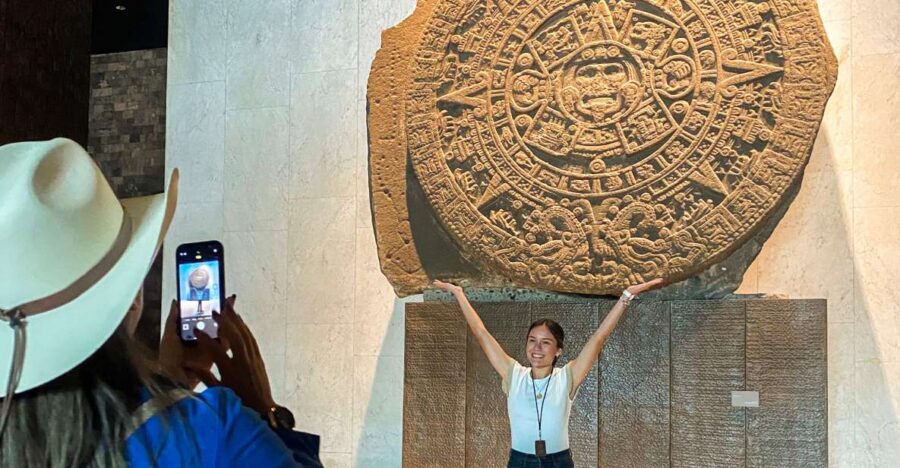 Mexico City: Anthropology Museum Guided Visit - The highlight stop: the Stone of the Sun and the meaning behind it