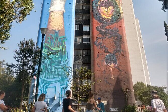 Mexico City; ART NACO : Murals & Street Art Bike Tour - Obrera and Doctores: the toy museum, festival roots, and a breather in Pushkin Garden