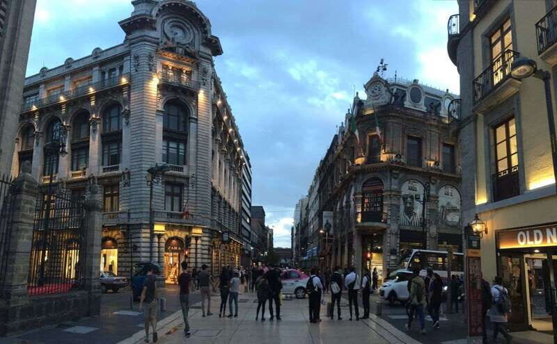 Mexico City at Night Walking tour with optional Torre Latino - Madero Pedestrian Street, San Francisco, and the Azulejos Facade Moment