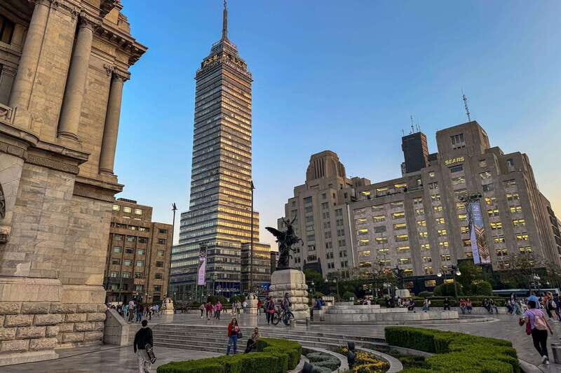 Mexico City at Night Walking tour with optional Torre Latino - Templo Mayor Museum: Mexica Roots Lit From Above Ground
