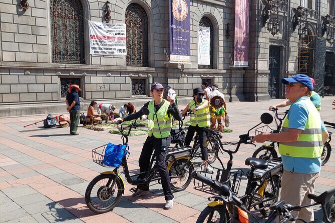 Mexico City E-Bike Tour with a taco and churros stop - Monumento de la Revolución and Alameda Central: Big Photos, Short Stops