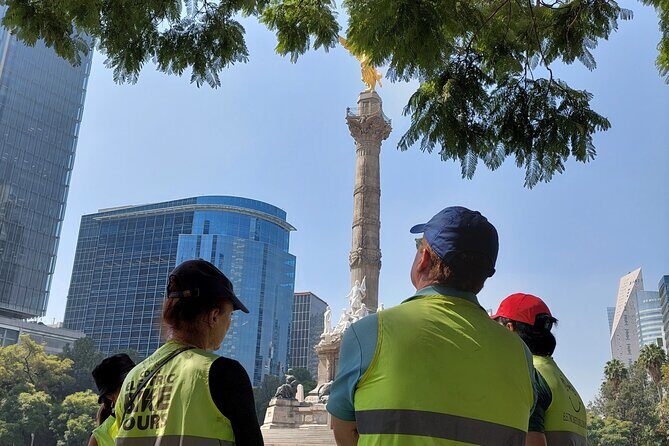 Mexico City E-Bike Tour with a taco and churros stop - Museo Nacional de Antropologia and the Voladores Performance