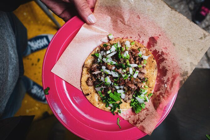 Mexico City evening street taco tour - Alquimia Café finishing time: dessert, coffee, and the last sip