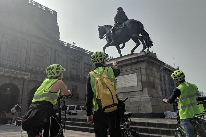 Mexico City Highlights E-Bike Tour With Foodie Stops - Stop 2 and the Centro Histórico focus: power, politics, and pre-Hispanic roots