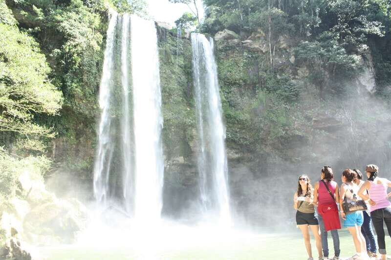 Misol Ha and Agua Azul Waterfalls Tour from Palenque - Agua Azul Waterfalls: Turquoise Views and a Two-Hour Window