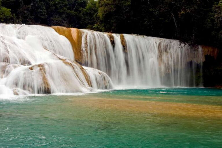 Misol Ha and Agua Azul Waterfalls Tour from Palenque - Misol Ha: The 20-Meter (and Sometimes 20-Foot) Cascade Stop
