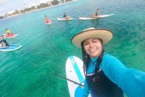 Morning Session - All Levels Paddleboard Group Caribbean Sea - Meeting at Fusion Beach: smooth start, easy logistics