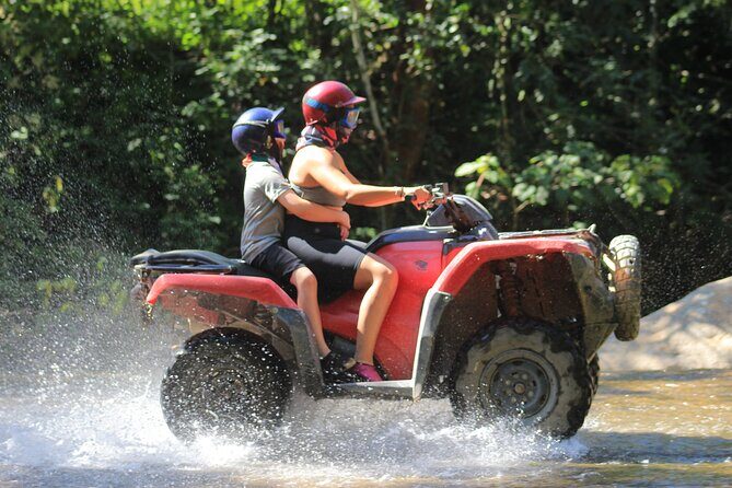 Mountain adventure tour on ATV or RZR in Puerto vallarta. - Stop 2: Rancho Mi Abuelo for Food, River Pools, and Tequila Time