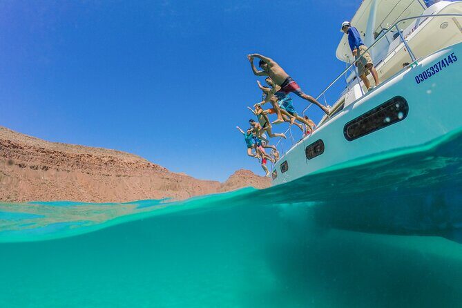 Multimillion Yacht Cabo Cruise Sunset or Snorkel Optional PICKUP! - Unlimited drinks and photo packages: fun now, spending later