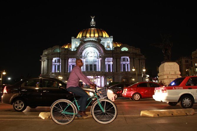 Neon Bike Party - Private Bike Tour - Stop 3: Alameda Central—A 45-Minute Breather on Two Wheels