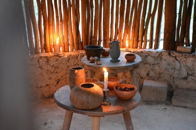 Night Mayan Temazcal Purification Ceremony - Hot chocolate in a Maya jícara cup and a home-style dinner