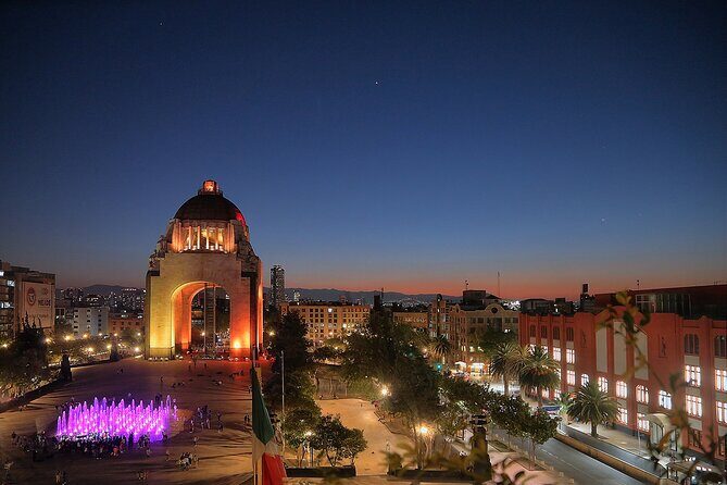 Night Tour of Mexico City Panoramic Ride on a Double-Decker Bus - The Three-Tower Skyline Complex: Modern Mexico City in One Glance