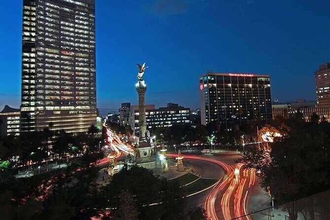 Night Tour of Mexico City Panoramic Ride on a Double-Decker Bus - Your Route at a Glance: Zócalo, Reforma, Skyline, and Monument Lights
