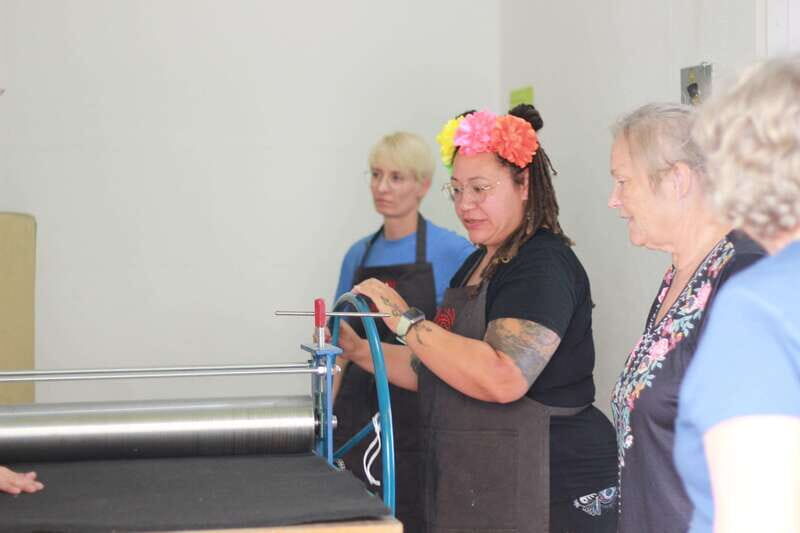 Oaxaca de Juarez: Art Printing Workshop with a Local Artist - Printing Results: Ink, Pressure, and the Joy of Multiple Keepsakes