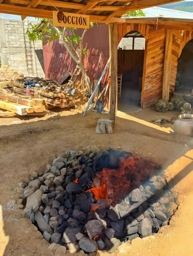 Oaxaca: full-day tour of Monte Alban, ancestral mezcal, alebrijes, and black mud - San Bartolo Coyotepec Black Clay: How Dark Pottery Gets Its Look