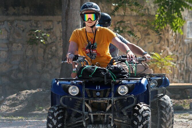 Off Road ATV Tour at the Akumal Monkey Rescued Animals Sanctuary - Stop 1: cenote swim—short, cold, and worth it