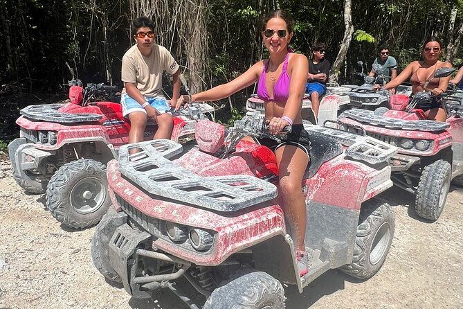 Off Road ATV Tour with Caverns, Cedral & Beach Time with Transfer - El Cedralito: possible festival energy, dances, and tastings