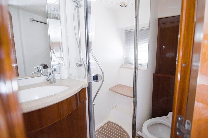 Olivia Grace 60 ft British Princess Yacht Rental - Where You Start in Cabo: Marina Meeting Point, Pickup, and Timing