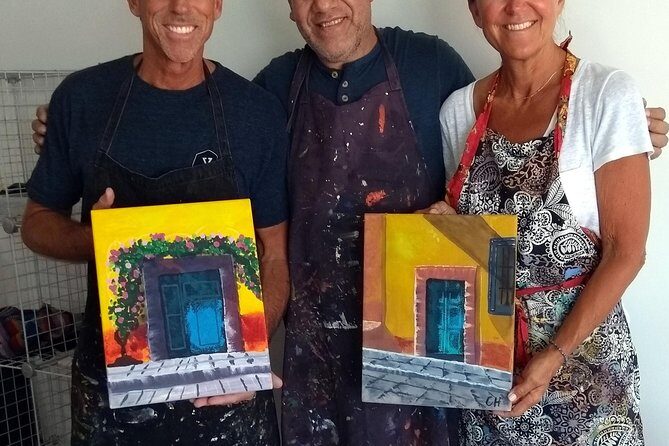 One Painting in One Day, Doors of San Miguel - Arriving at 2 de Abril 23 (San Rafael) and Getting Set Up