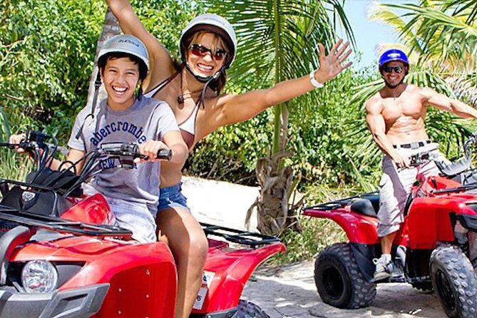 Outdoor Combo Tour: ATV with Waverunner or Speedboat from Cancun and RivieraMaya - The smart idea: ATV trails plus Caribbean water in one day