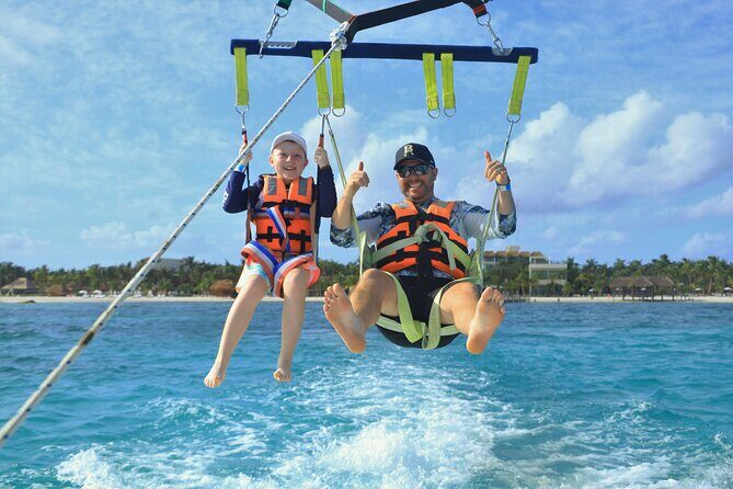 Parasailing & Beach Club with Transportation In Riviera Maya - Before You Fly: Orientation, Gear, and What to Expect