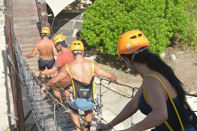 Playa del Carmen Jungle Tour: Tulum, Cenote Snorkeling, Ziplining and Lunch - Chemuyil for ziplining and rappelling: treetops, harness fit, and jungle views