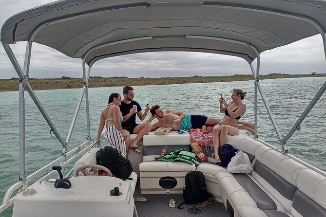 Pontoon Tour - Visit the Pirate Channel, Cenotes and Islands. - Meeting at CASA SIRENA Pier: how to start on time