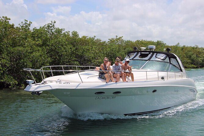 Private 50FT Yacht Rental in Cancún P8 - Choosing 2, 4, or 6 hours: how the route changes