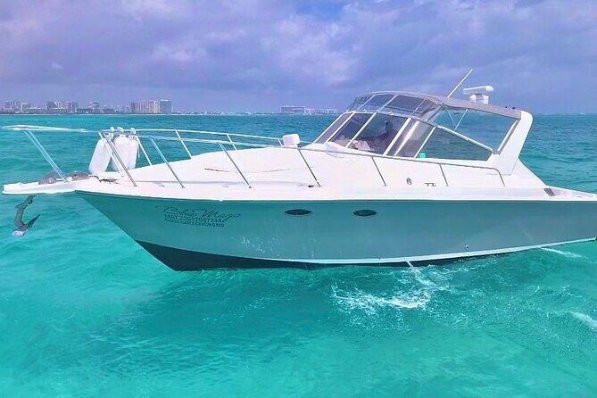 Private Cancun Yacht Tour 42ft up to 8 pax - Snorkeling gear and water time: how to make it work for your group