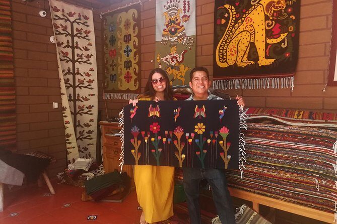 "Private Car and Driver - Passenger insurance -Master Artist's Studios -Weavers- - Route 3: Monte Albán, handmade paper, art school, and green-glazed pottery