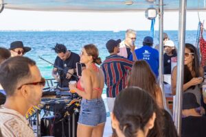 Private Catamaran from Cancun to Isla Mujeres | For up to 100 pp - Getting Started at Marina Las Perlas (Where Your Day Actually Begins)