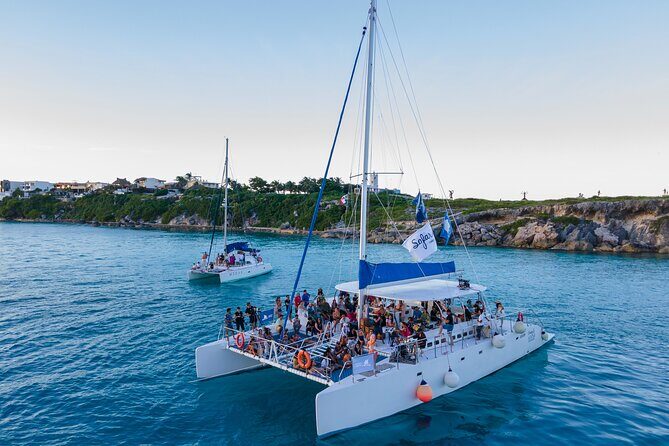 Private Catamaran from Cancun to Isla Mujeres | For up to 100 pp - Stop 1: Marina Las Perlas Departure and the Pace-Setting Hour