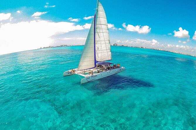 Private Catamaran from Cancun to Isla Mujeres | For up to 100 pp - Crew Energy: Safety, Hosting, and That Kept-It-Fun Feeling