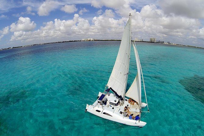 Private Catamaran from Cancun to Isla Mujeres for up to 13 People - Snorkeling the reef: gear included, crew guidance matters