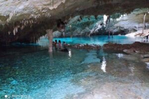 Private Cenotes tour - Cenote Nicte-ha: cave river swimming and rock formations you can’t fake