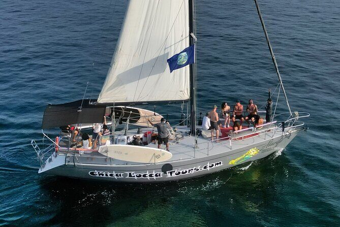 Private Chica SAILING Adventure Puerto Vallarta ALL INCLUSIVE - Water Time With Included Gear: Snorkel, Paddle Board, Float