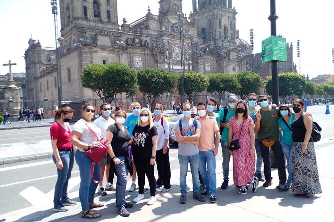 Private City Tour Mexico City - Best Rated - Palacio Postal and the El Caballito square: where marble, gold, and public art mix