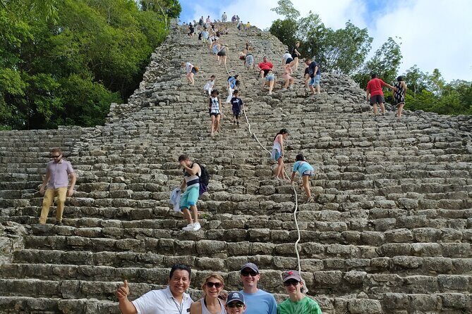 Private Coba & Cenotes tour - Cobá ruins: bikes, Mayan limo, and a 120-step climb