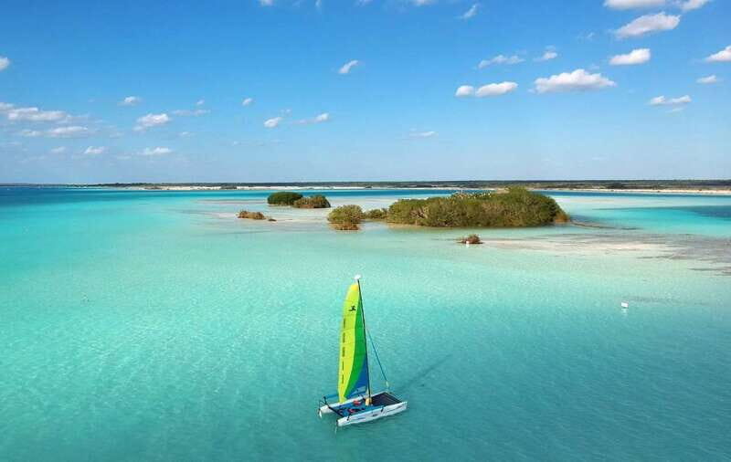 Private Hobie Cat Sailing Tour - Black Cenote: the stop that makes the lagoon feel alive