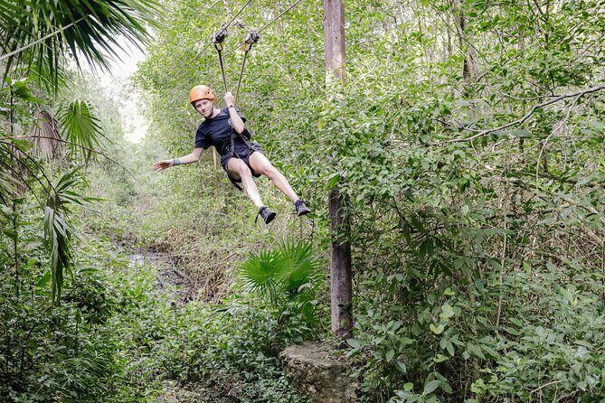 Private Jungle Adventure tour: Zipline + Rappel + Cenote - Rappel into the cenote: the adrenaline moment that changes your pace