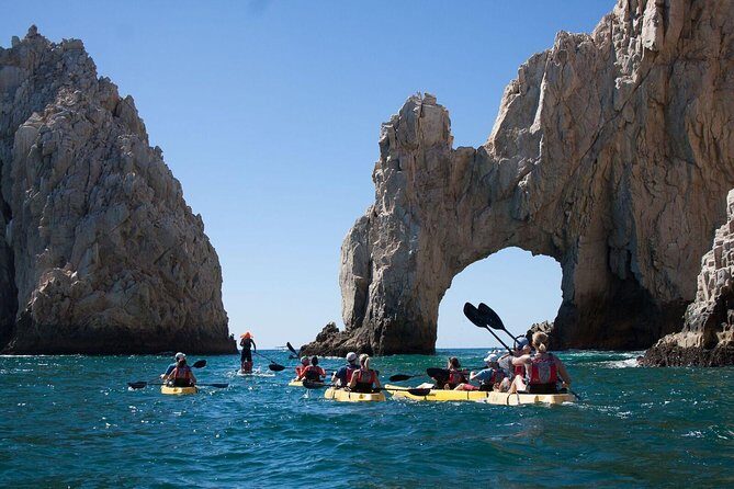 Private Los Cabos Arch & Playa del Amor tour by Glass bottom kayak - El Arco in a kayak: how you get the real “up close” version