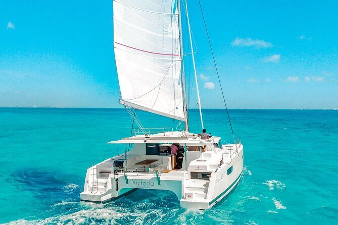 Private Luxury Catamaran Cancun to Isla Mujeres | For up to 30 pp - The Sailing in Between: Your Real Break From Schedules