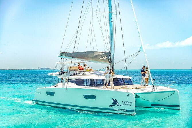 Private Luxury Catamaran Cancun to Isla Mujeres | For up to 30 pp - How the Crew Experience Can Make or Break Your Day