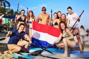 Private Paddleboard Class w/ Certified Instructor - The beach warm-up: stance, paddle technique, and safety
